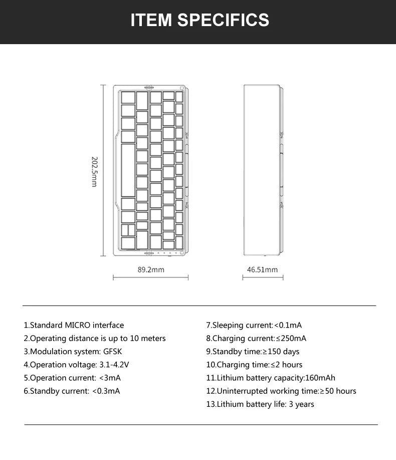 Mini portable keyboards