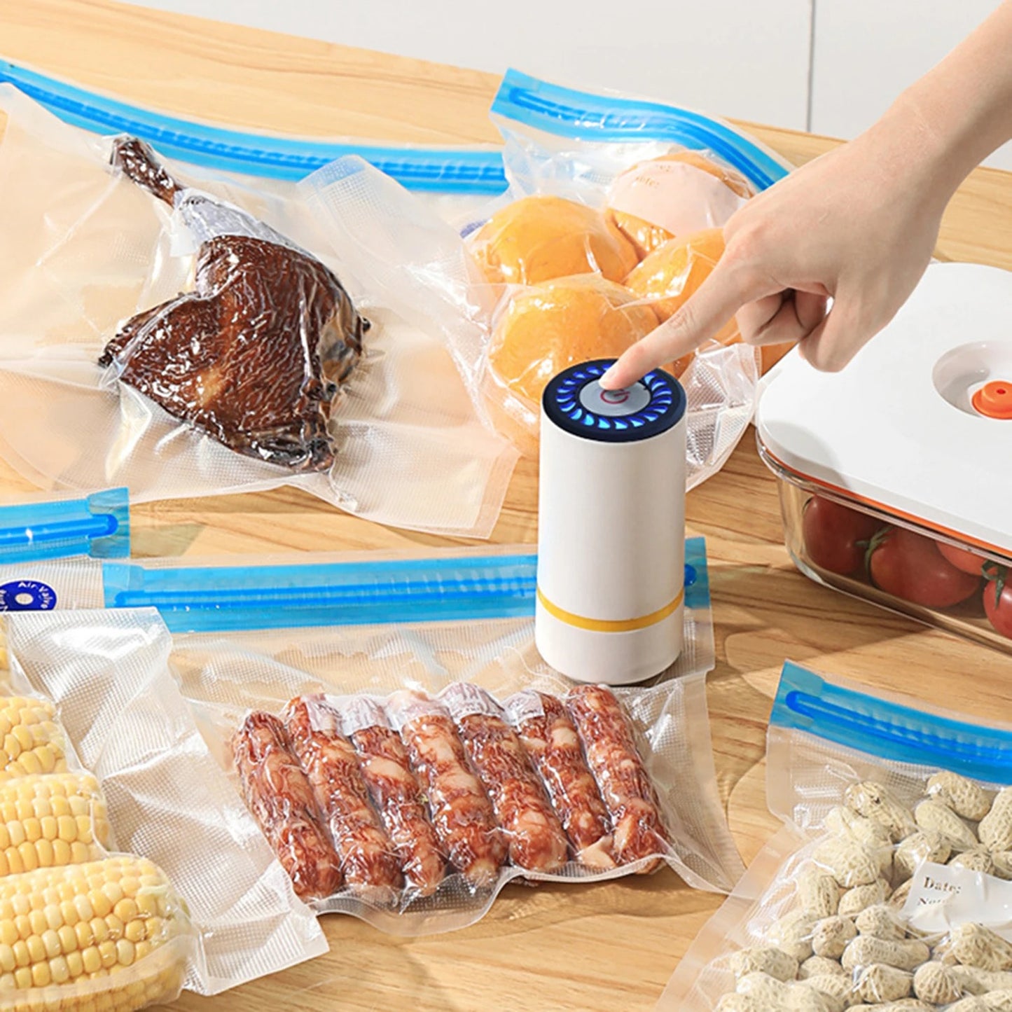 Portable vacuum sealer