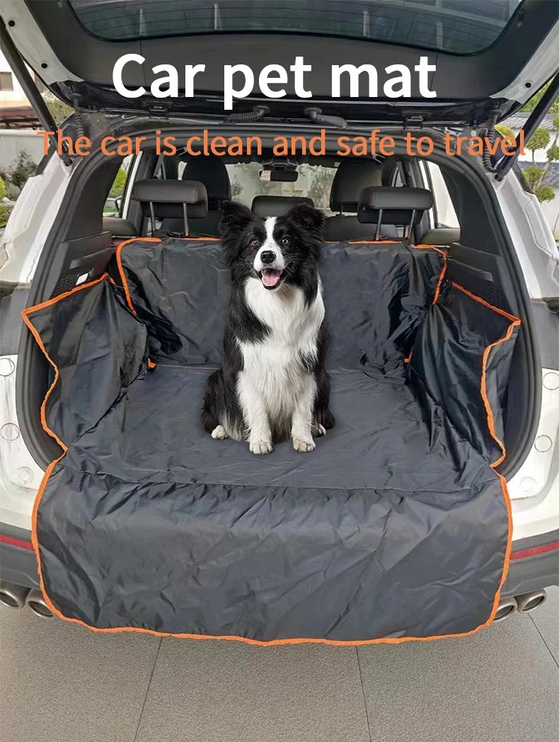 SUV Cargo Liner for Dogs, Waterproof Pet Cargo Cover Dog Seat Cover Mat Black color