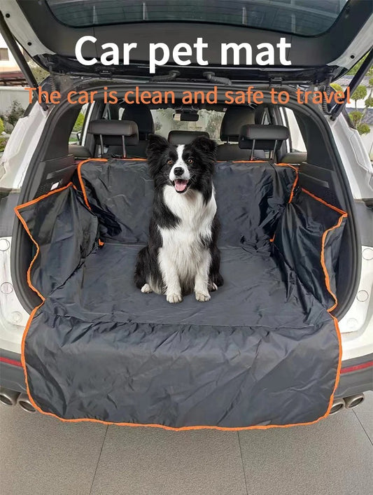 SUV Cargo Liner for Dogs, Waterproof Pet Cargo Cover Dog Seat Cover Mat Black color