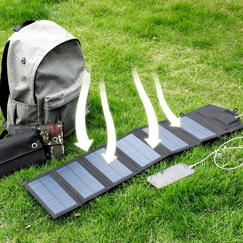 500W Folding Solar Panels Portable Polysilicon Solar Panel Charger USB 5V DC