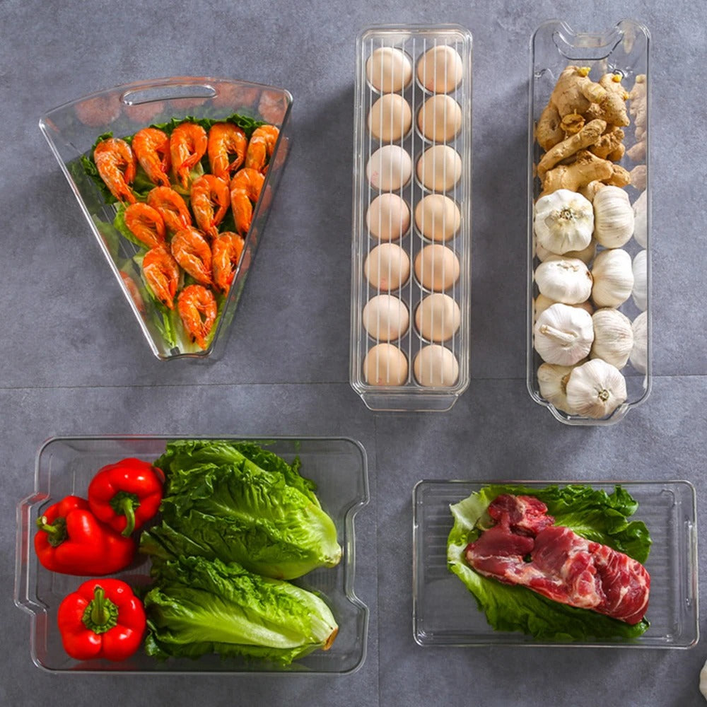 Transparent Fridge Storage Bin