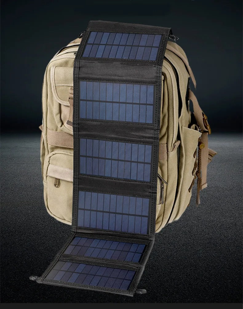 500W Folding Solar Panels Portable Polysilicon Solar Panel Charger USB 5V DC