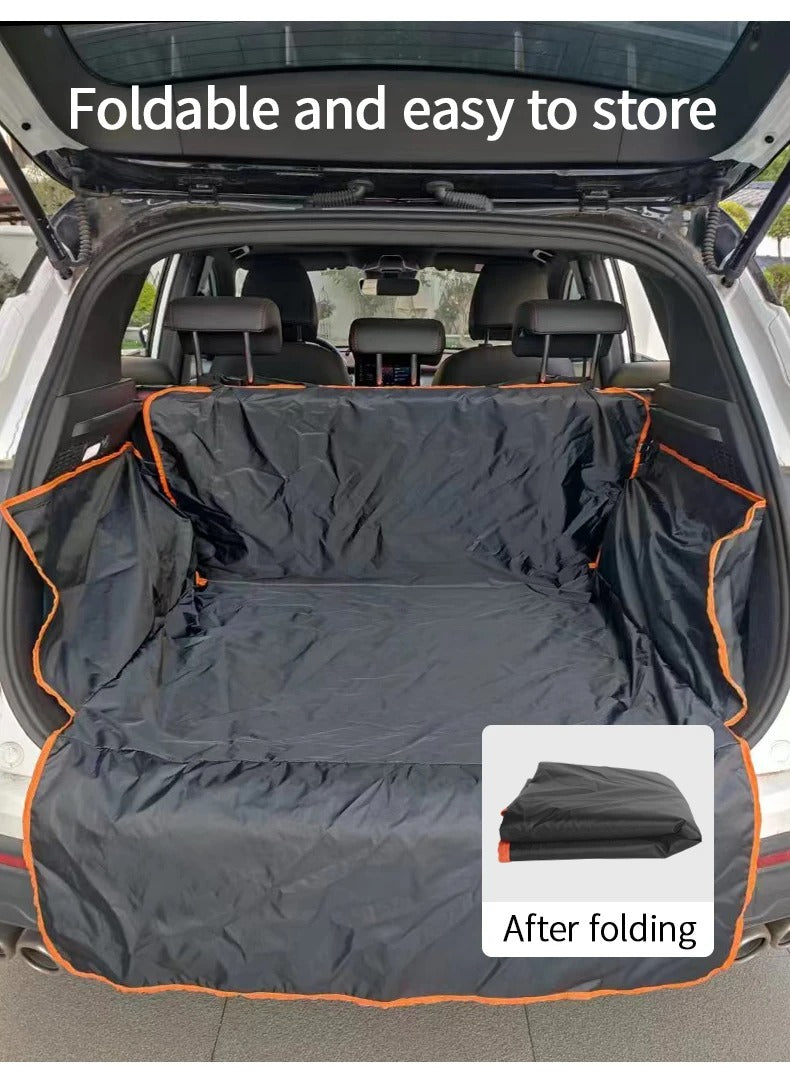 SUV Cargo Liner for Dogs, Waterproof Pet Cargo Cover Dog Seat Cover Mat Black color