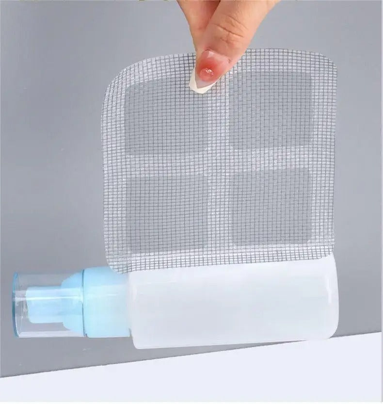 Disposable Shower Drain Hair Catcher for Home Drain Protectors Waterproof Mesh Sticker