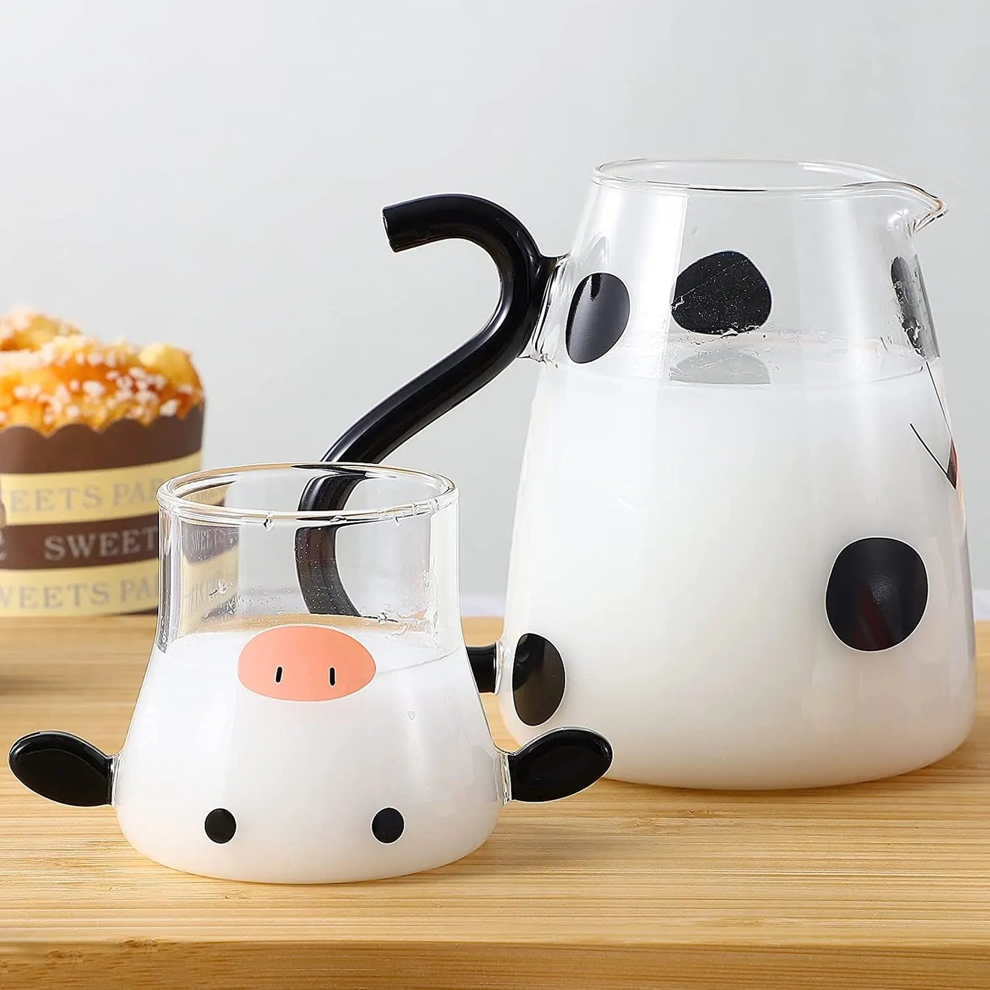 Cow Print Glassware