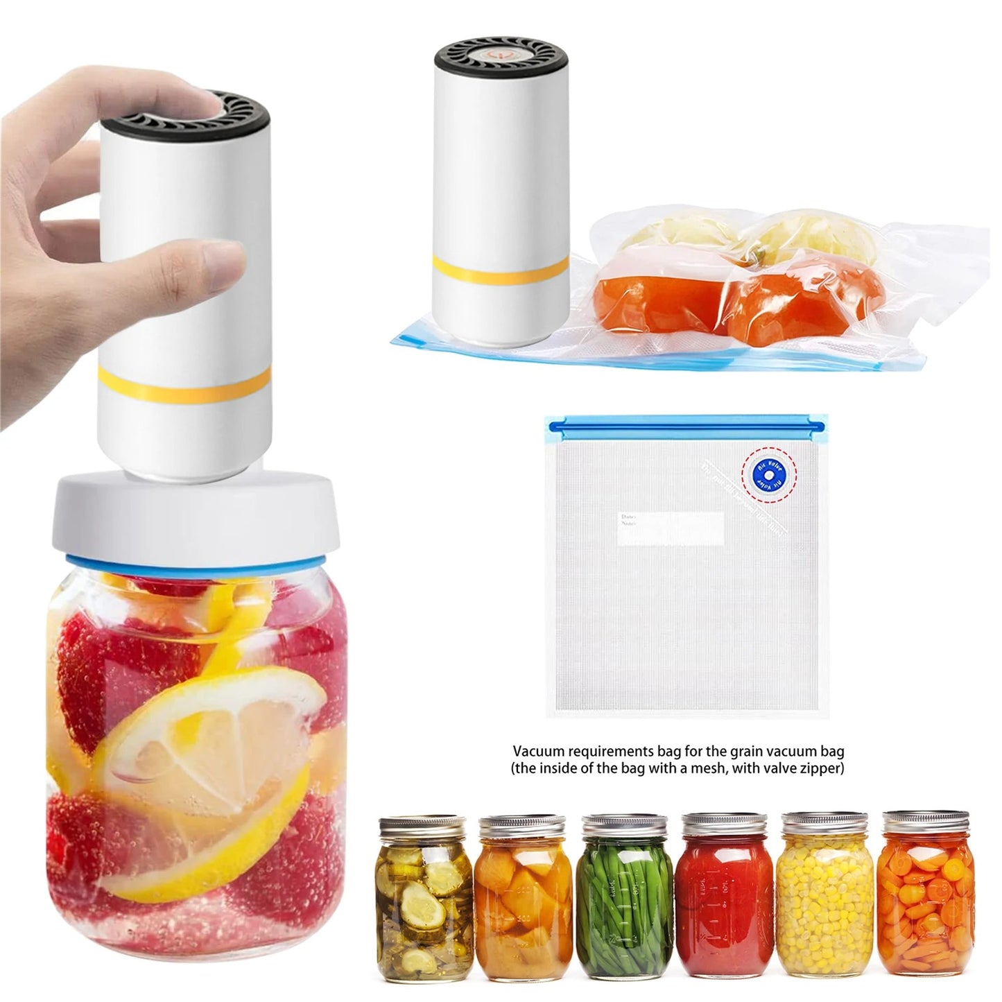 Portable vacuum sealer