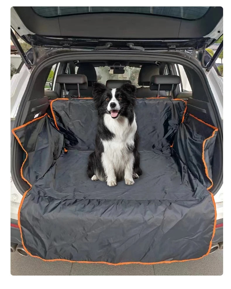 SUV Cargo Liner for Dogs, Waterproof Pet Cargo Cover Dog Seat Cover Mat Black color