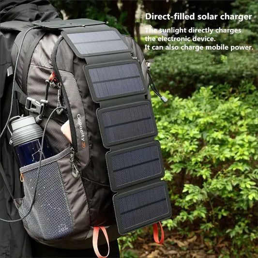 Solar Panels Chargers Foldable Solar Panel Charger with USB Output Device Camping Tool