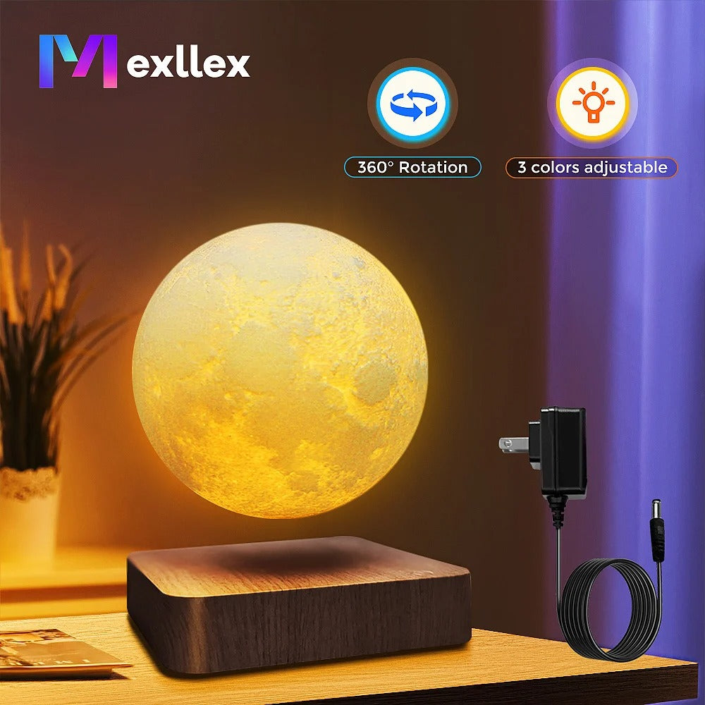 Levitating Moon Magnetic Floating Night Light