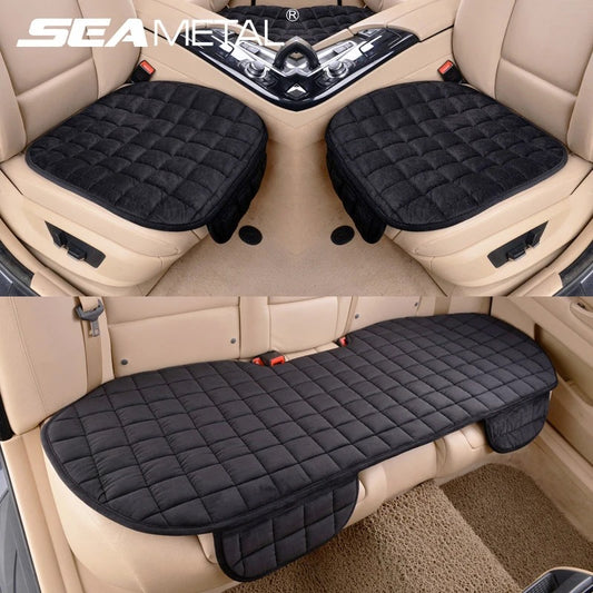 Plush Car Seat Cushion