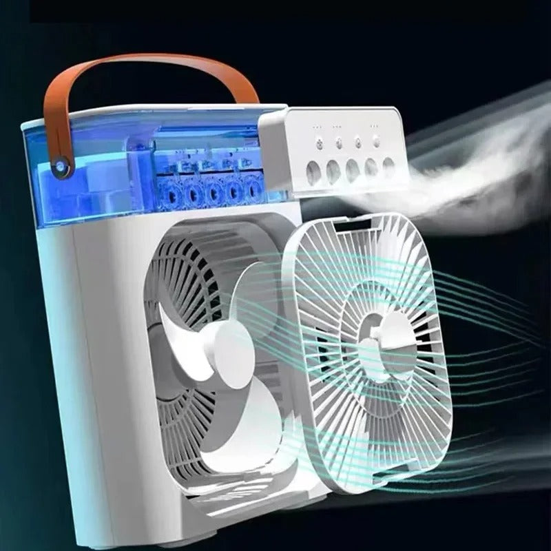 Portable Air Conditioner Fan, 3 In 1 Ice Mist Mini Evaporative Portable Air Cooler