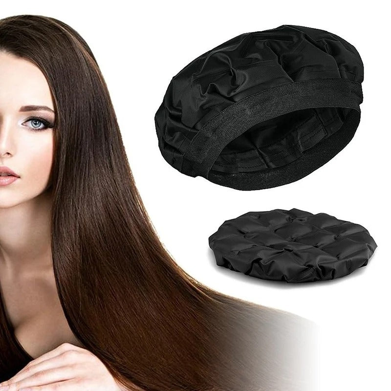 Cordless hot/cold therapy hair cap