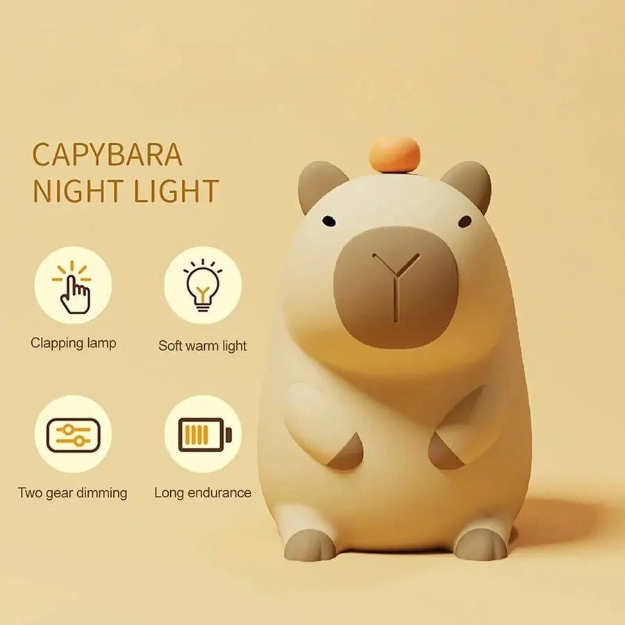 Adorable Capybara Night Light