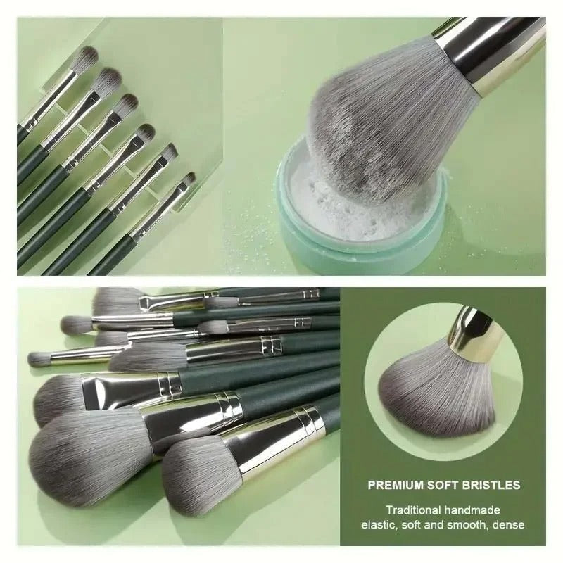 Makeup Brush Set 14Pcs Soft Fluffy Cosmetic Powder Eye Shadow Foundation