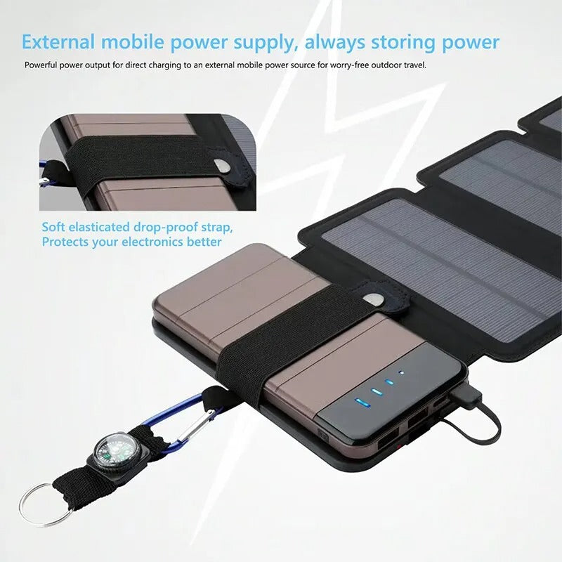 Solar Panels Chargers Foldable Solar Panel Charger with USB Output Device Camping Tool