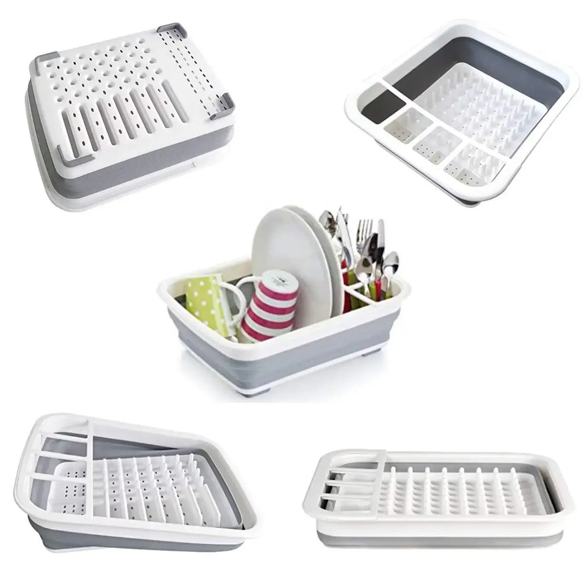 Foldable Kitchen Basket for Washing and Draining Vegetables