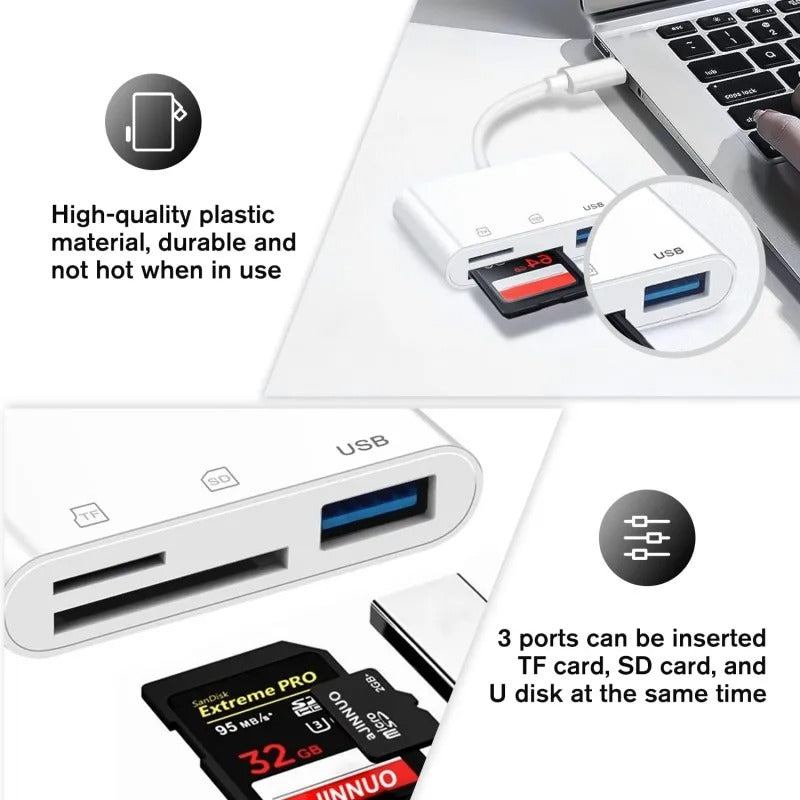 SD Card Reader 3 in 1