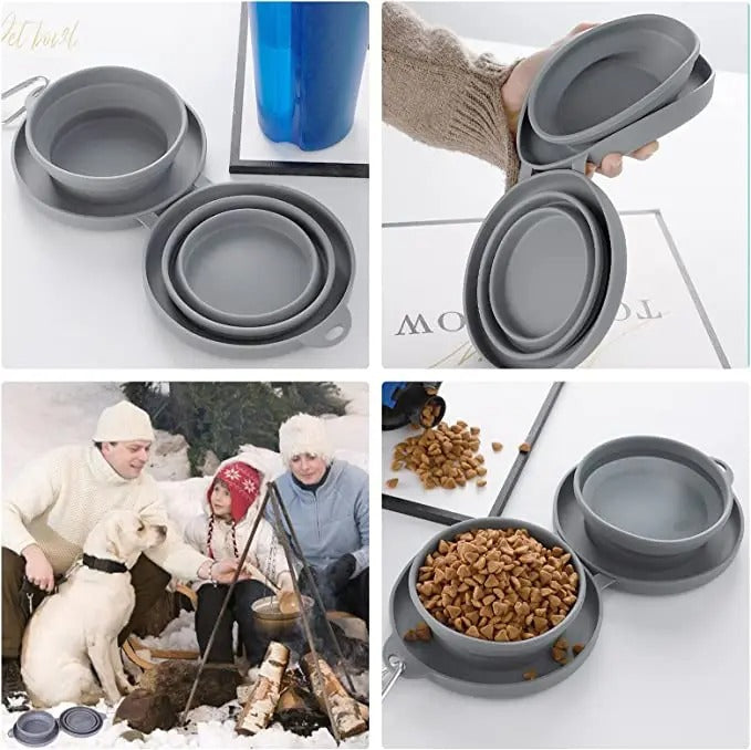 Folding Silicone Pet Bowls