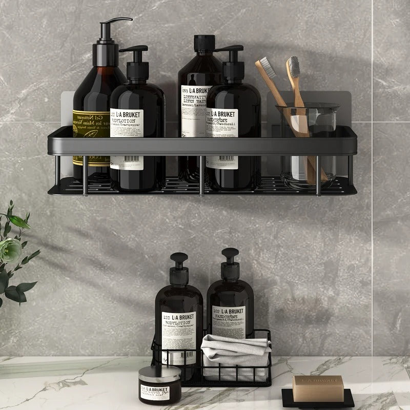 Bathroom Shelf Kitchen Storage Organizer Aluminum Alloy Bathroom Accessories