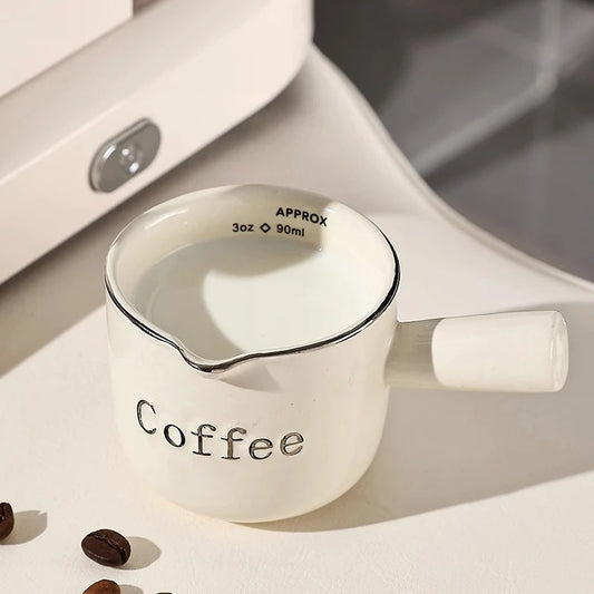 Ceramic Coffee Cup With Handle, Milk Coffee Tea Mug, Espresso Cup 90ML/3oz