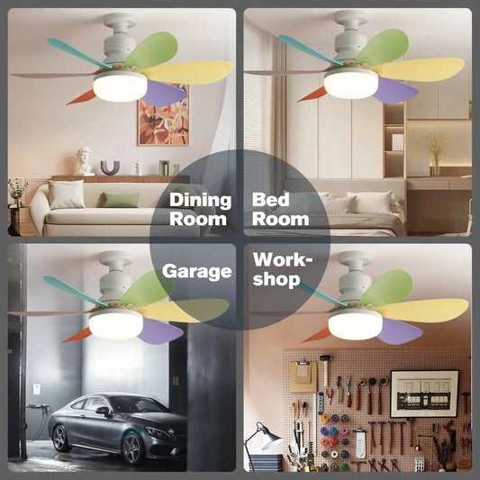 LED Ceiling Fan Light - Flower Fan Light