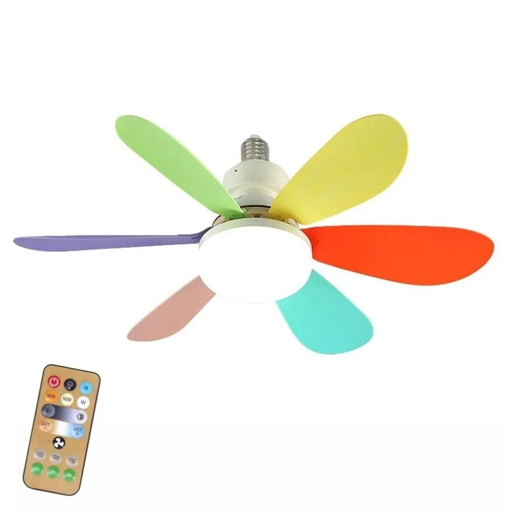 LED Ceiling Fan Light - Flower Fan Light