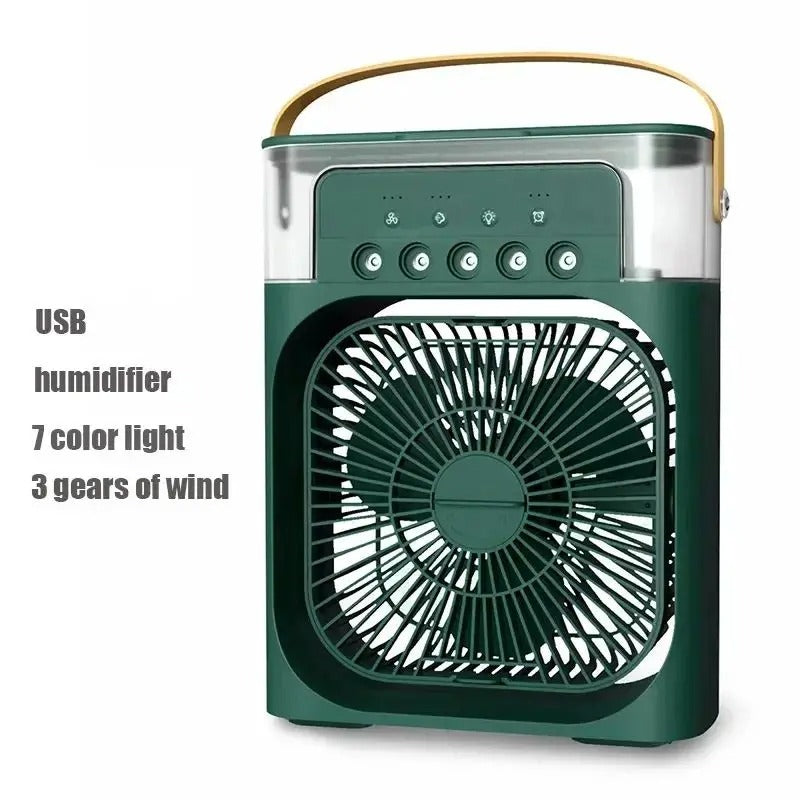 Portable Air Conditioner Fan, 3 In 1 Ice Mist Mini Evaporative Portable Air Cooler