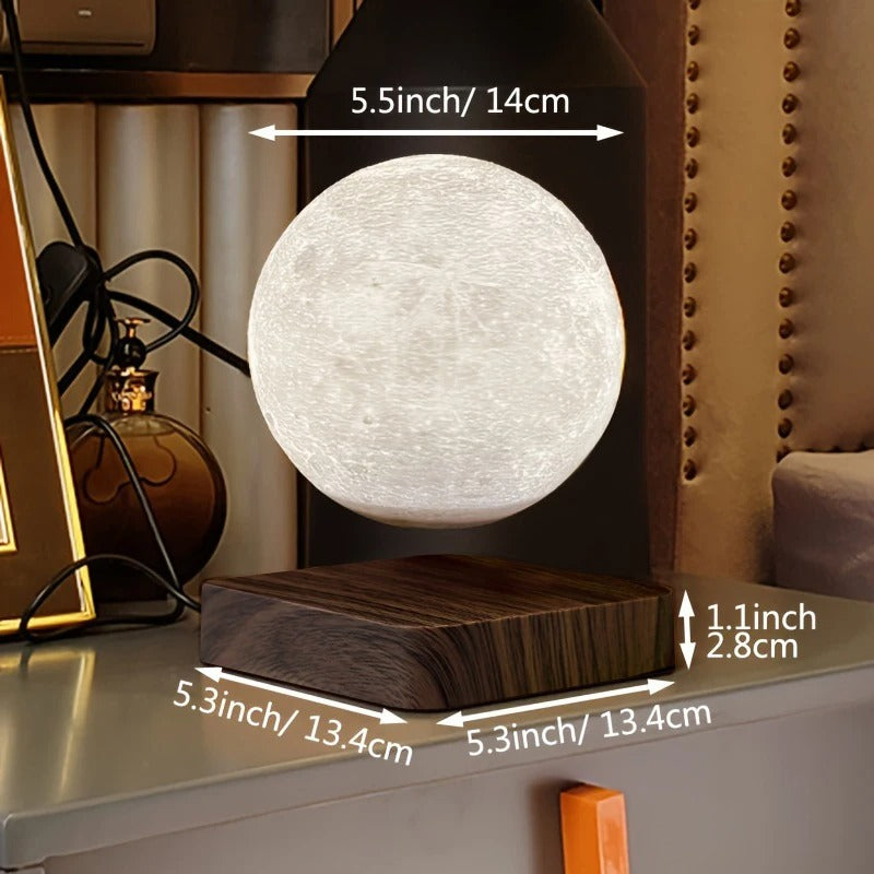 Levitating Moon Magnetic Floating Night Light