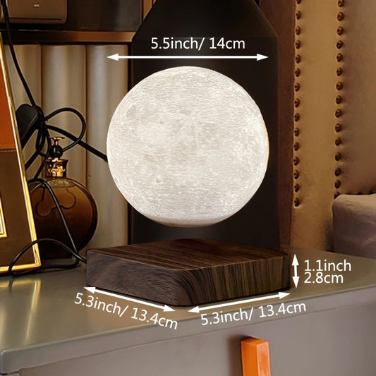 Levitating Moon Magnetic Floating Night Light